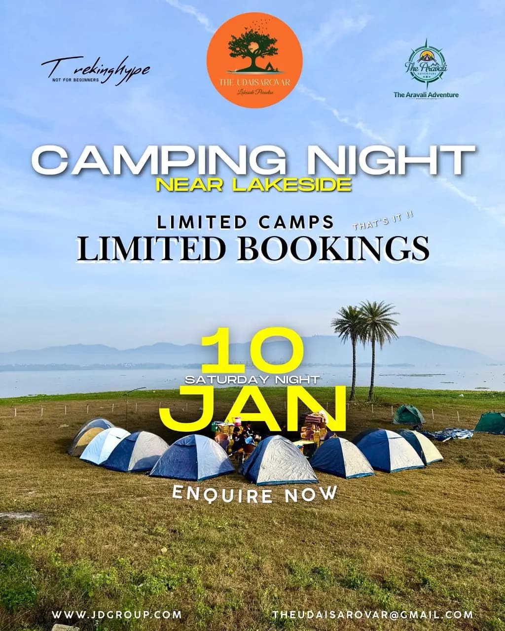 Camping Night near Lakeside